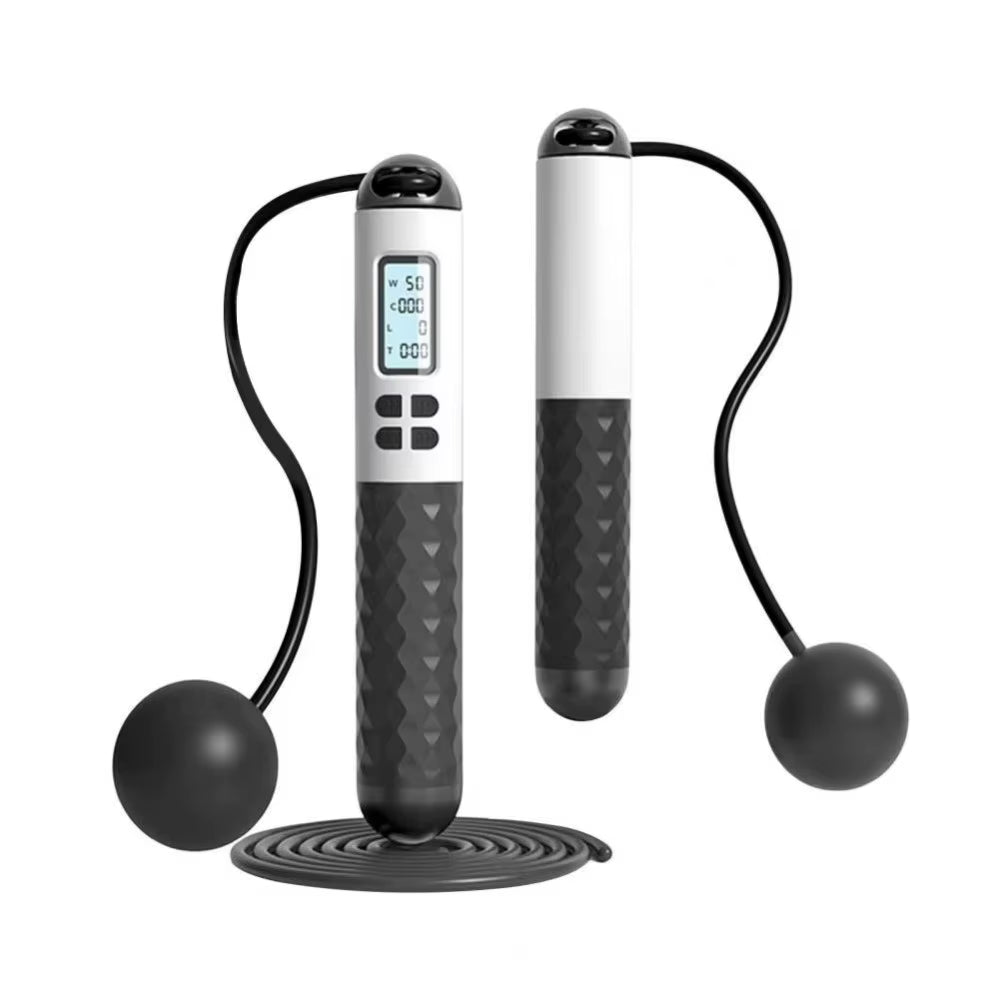 Useful Cordless Ropeless Jump Rope with Counter Anti-Skid Counting Skipping Rope Weight Loss Smart Digital Skip Rope Home Use