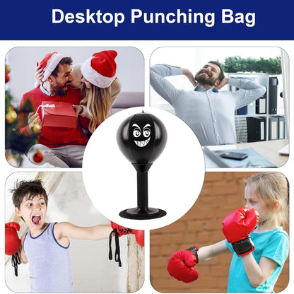 Desktop Punching Bag – Stress Relief Punch Ball with Suction Cup