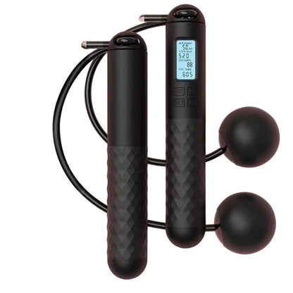 Useful Cordless Ropeless Jump Rope with Counter Anti-Skid Counting Skipping Rope Weight Loss Smart Digital Skip Rope Home Use
