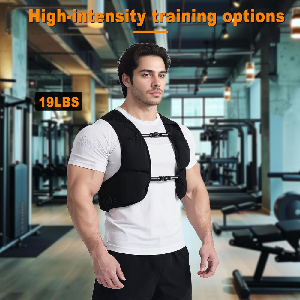 Reflective Fitness Weighted Vest