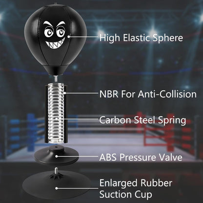 Desktop Punching Bag – Stress Relief Punch Ball with Suction Cup