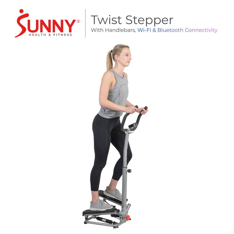 Twist Stair Stepper with LCD Monitor