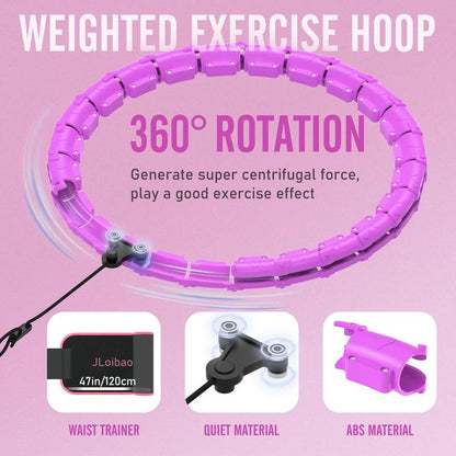 Smart Weighted Hula Hoop Set